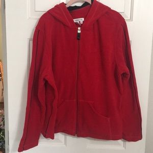 NWOT Polar Fleece Zip Up Hoodie